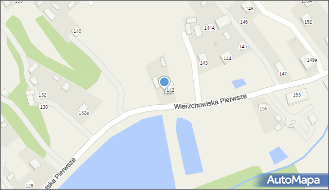 Wierzchowiska Pierwsze, Wierzchowiska Pierwsze, 142A, mapa Wierzchowiska Pierwsze