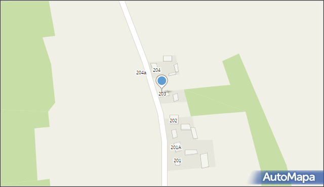 Wierzchowiska Pierwsze, Wierzchowiska Pierwsze, 203, mapa Wierzchowiska Pierwsze