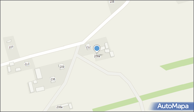 Wierzchowiska Pierwsze, Wierzchowiska Pierwsze, 209a, mapa Wierzchowiska Pierwsze