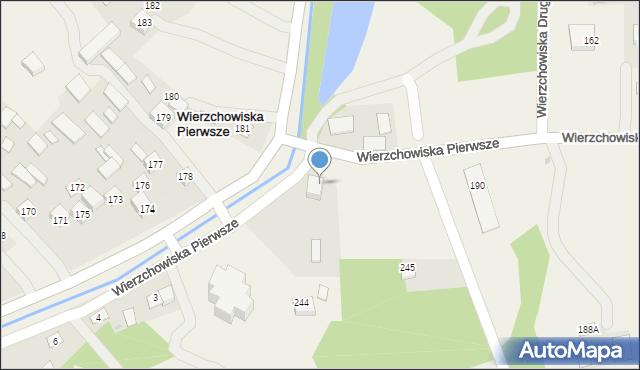 Wierzchowiska Pierwsze, Wierzchowiska Pierwsze, 244, mapa Wierzchowiska Pierwsze