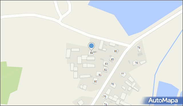 Wierzchowiska Pierwsze, Wierzchowiska Pierwsze, 84, mapa Wierzchowiska Pierwsze