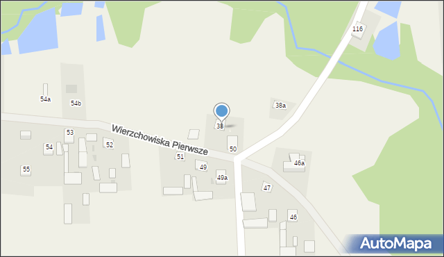 Wierzchowiska Pierwsze, Wierzchowiska Pierwsze, 50A, mapa Wierzchowiska Pierwsze