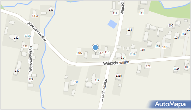 Wierzchowisko, Wierzchowisko, 118, mapa Wierzchowisko