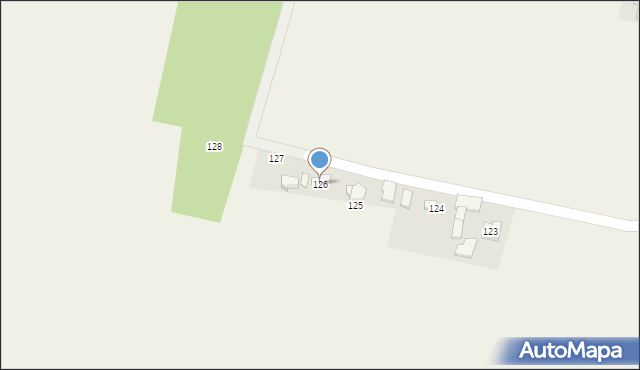 Wierzchowisko, Wierzchowisko, 126, mapa Wierzchowisko