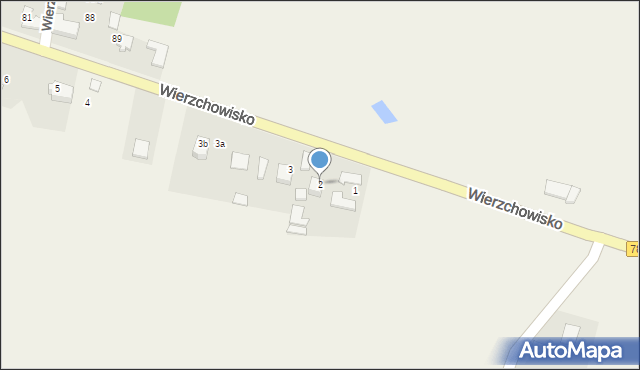 Wierzchowisko, Wierzchowisko, 2, mapa Wierzchowisko