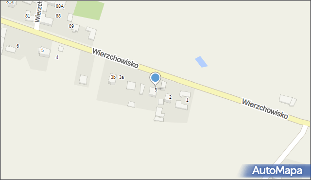 Wierzchowisko, Wierzchowisko, 3, mapa Wierzchowisko