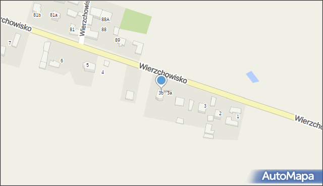 Wierzchowisko, Wierzchowisko, 3b, mapa Wierzchowisko