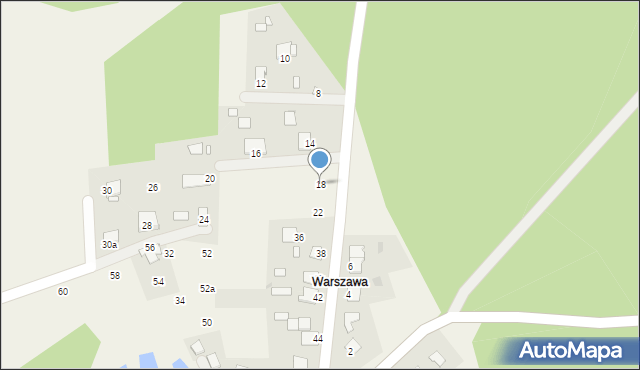 Wierzchy, Wierzchy, 18, mapa Wierzchy