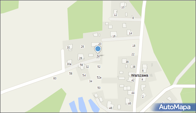 Wierzchy, Wierzchy, 24, mapa Wierzchy