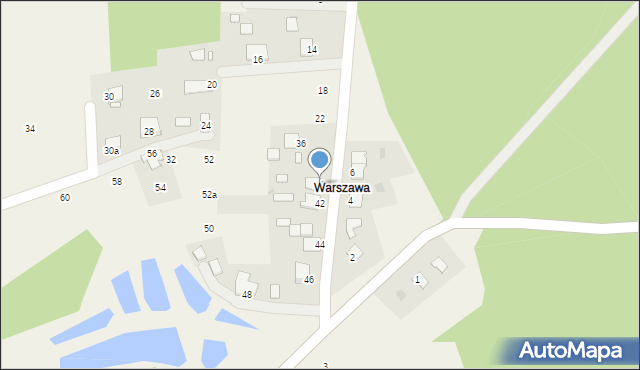 Wierzchy, Wierzchy, 40, mapa Wierzchy