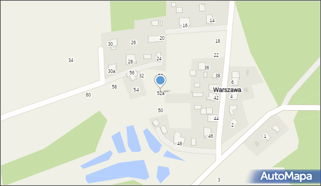 Wierzchy, Wierzchy, 52a, mapa Wierzchy