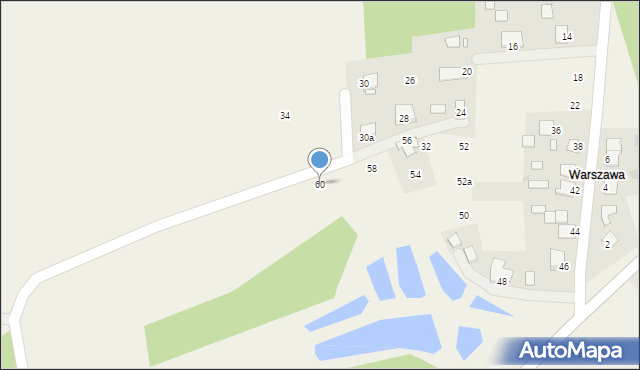 Wierzchy, Wierzchy, 60, mapa Wierzchy