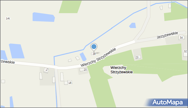 Wierzchy Kluckie, Wierzchy Kluckie, 19, mapa Wierzchy Kluckie