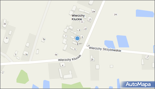 Wierzchy Kluckie, Wierzchy Kluckie, 6, mapa Wierzchy Kluckie