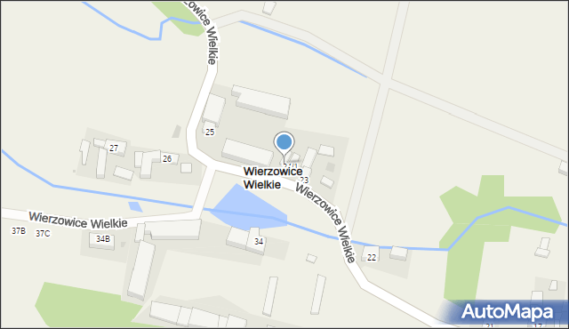 Wierzowice Wielkie, Wierzowice Wielkie, 24/2, mapa Wierzowice Wielkie