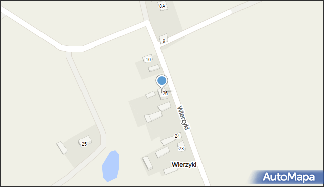 Wierzyki, Wierzyki, 27, mapa Wierzyki