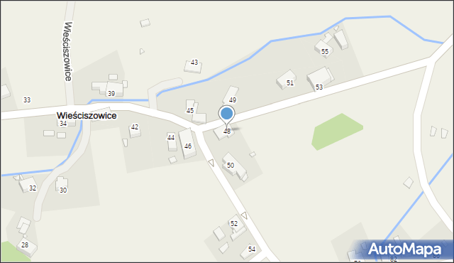 Wieściszowice, Wieściszowice, 48, mapa Wieściszowice