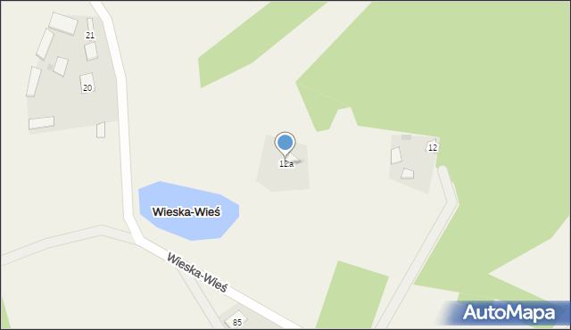 Wieska-Wieś, Wieska-Wieś, 12a, mapa Wieska-Wieś