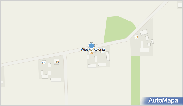 Wieska-Wieś, Wieska-Wieś, 70, mapa Wieska-Wieś