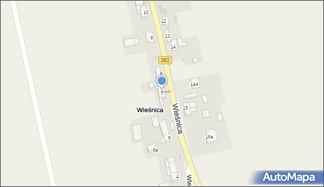 Wieśnica, Wieśnica, 7, mapa Wieśnica