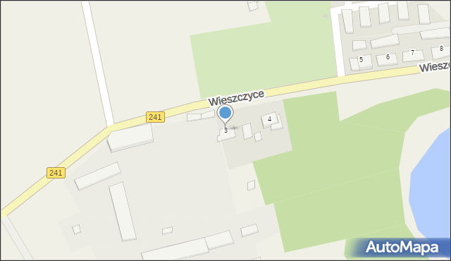 Wieszczyce, Wieszczyce, 3, mapa Wieszczyce