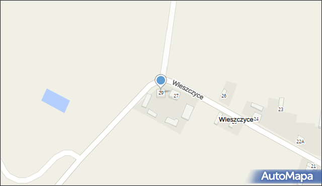 Wieszczyce, Wieszczyce, 29, mapa Wieszczyce