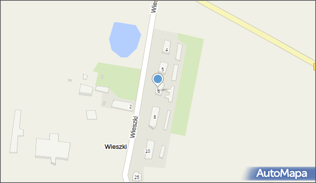 Wieszki, Wieszki, 6, mapa Wieszki