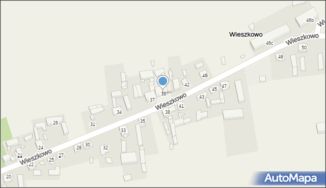 Wieszkowo, Wieszkowo, 39, mapa Wieszkowo