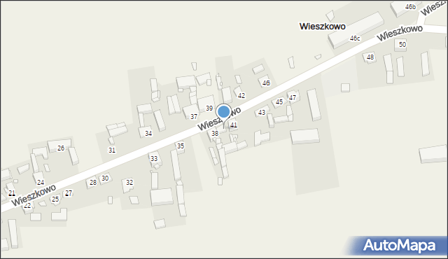 Wieszkowo, Wieszkowo, 40, mapa Wieszkowo