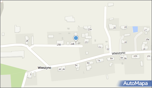 Wieszyno, Wieszyno, 24C, mapa Wieszyno