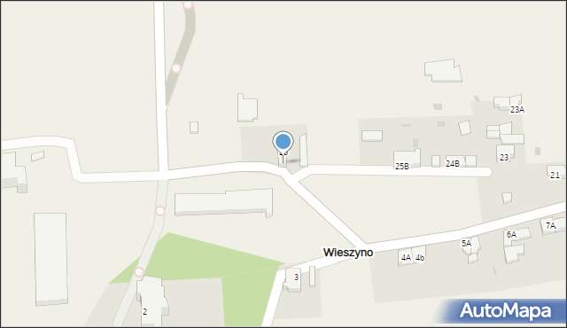 Wieszyno, Wieszyno, 26d, mapa Wieszyno