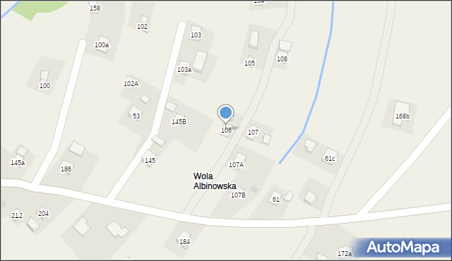 Wietrzno, Wietrzno, 106, mapa Wietrzno