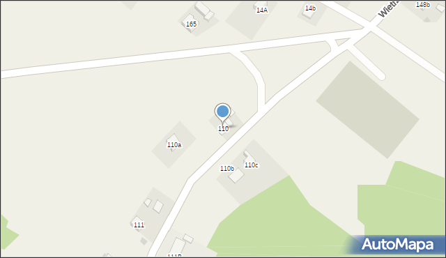 Wietrzno, Wietrzno, 110, mapa Wietrzno