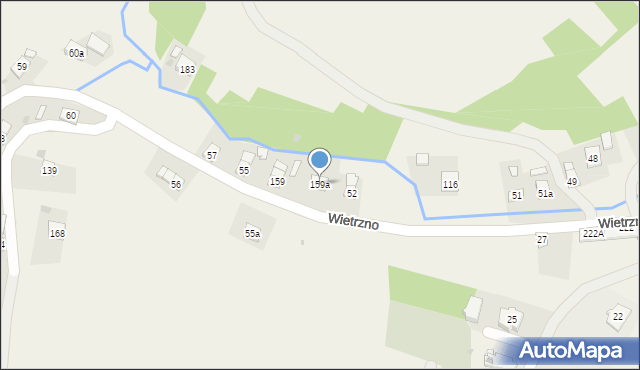 Wietrzno, Wietrzno, 159a, mapa Wietrzno