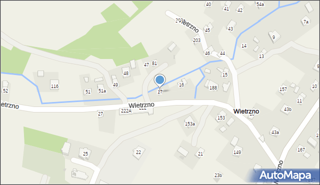 Wietrzno, Wietrzno, 17, mapa Wietrzno