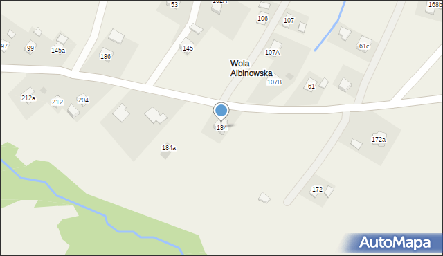 Wietrzno, Wietrzno, 184, mapa Wietrzno