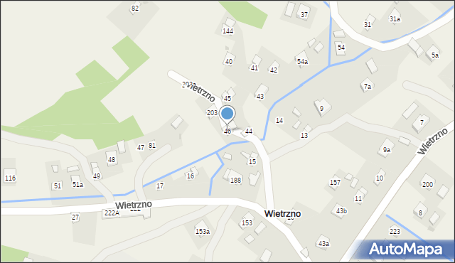 Wietrzno, Wietrzno, 46, mapa Wietrzno