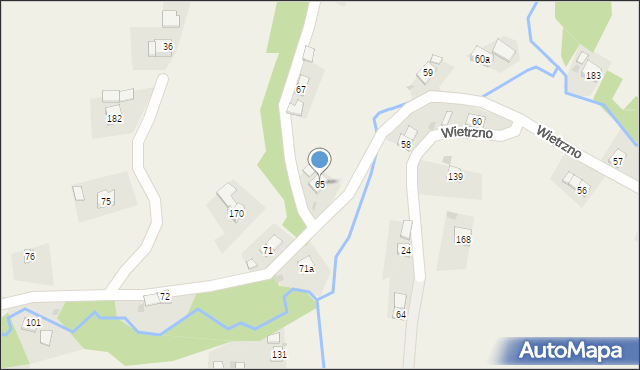 Wietrzno, Wietrzno, 65, mapa Wietrzno