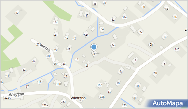 Wietrzno, Wietrzno, 9, mapa Wietrzno