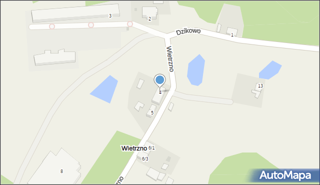 Wietrzno, Wietrzno, 4, mapa Wietrzno