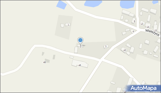 Wietszyce, Wietszyce, 2, mapa Wietszyce