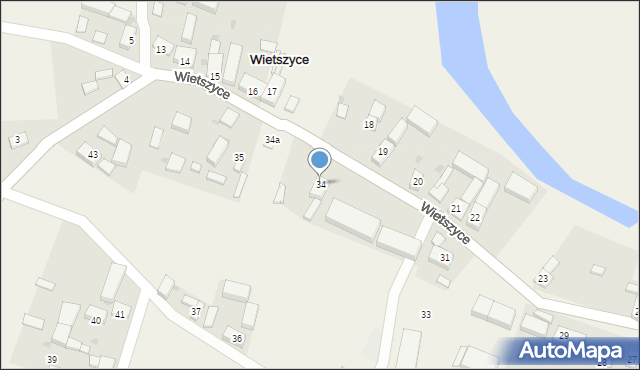 Wietszyce, Wietszyce, 34, mapa Wietszyce