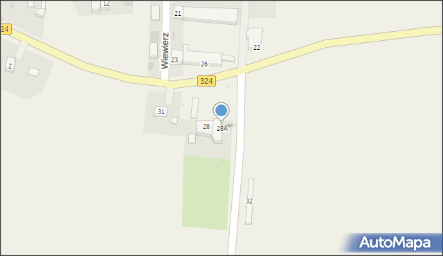 Wiewierz, Wiewierz, 28A, mapa Wiewierz