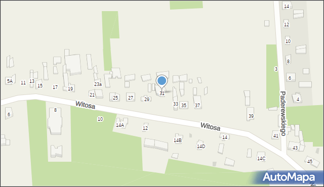 Wiewiórczyn, Witosa Wincentego, 31, mapa Wiewiórczyn