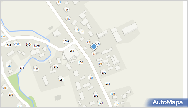 Wiewiórka, Wiewiórka, 97, mapa Wiewiórka