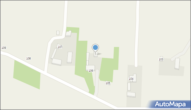 Wiewiórów, Wiewiórów, 106, mapa Wiewiórów