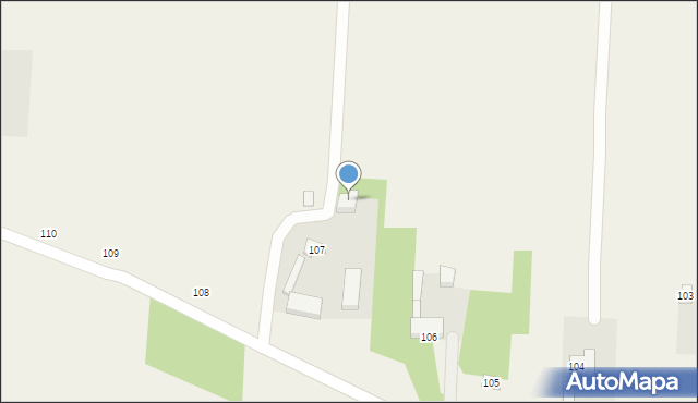 Wiewiórów, Wiewiórów, 107a, mapa Wiewiórów