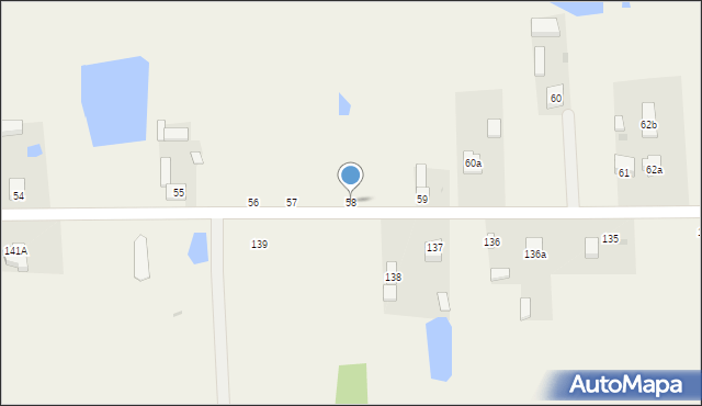 Wiewiórów, Wiewiórów, 58, mapa Wiewiórów