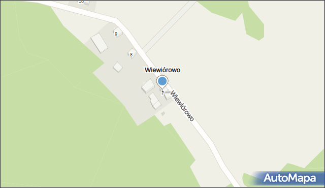 Wiewiórowo, Wiewiórowo, 7, mapa Wiewiórowo