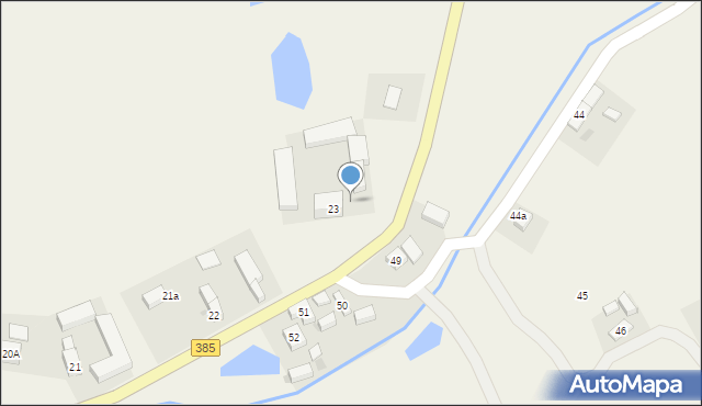 Wigańcice, Wigańcice, 23a, mapa Wigańcice